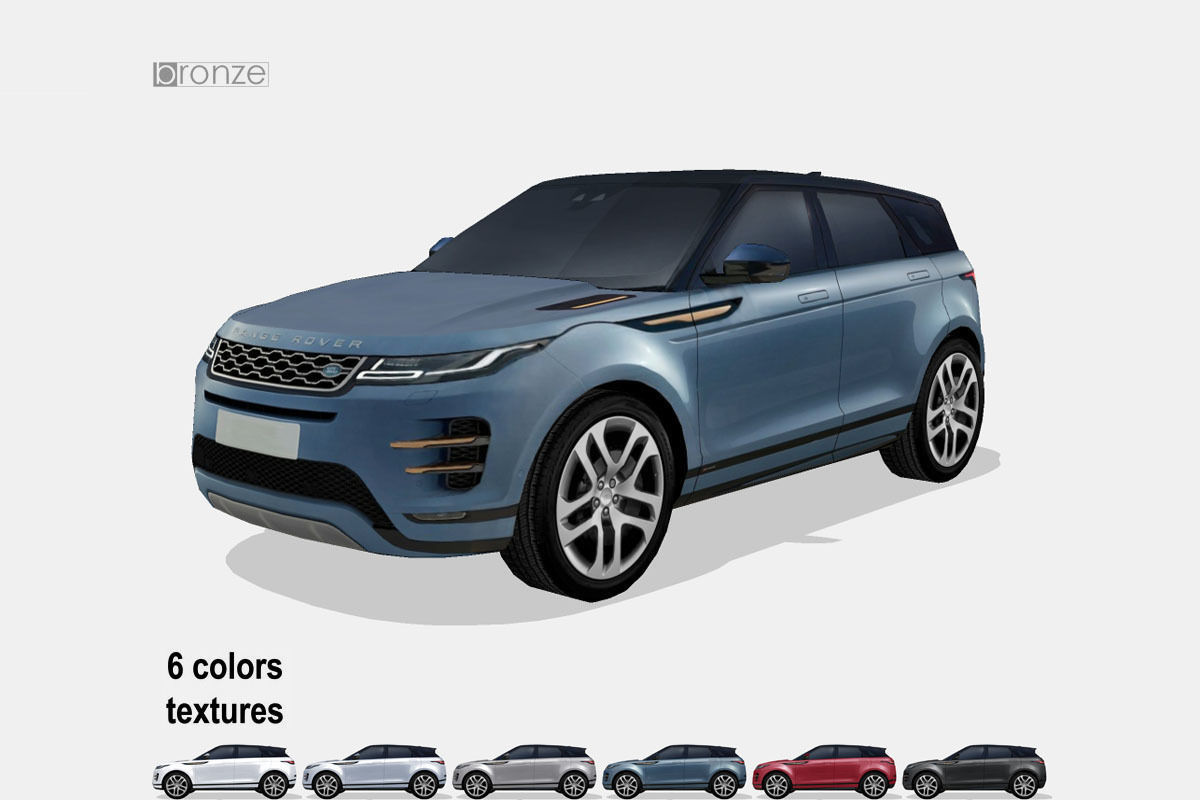 Off-road SUV 5 car colection 3D Model Collection_15