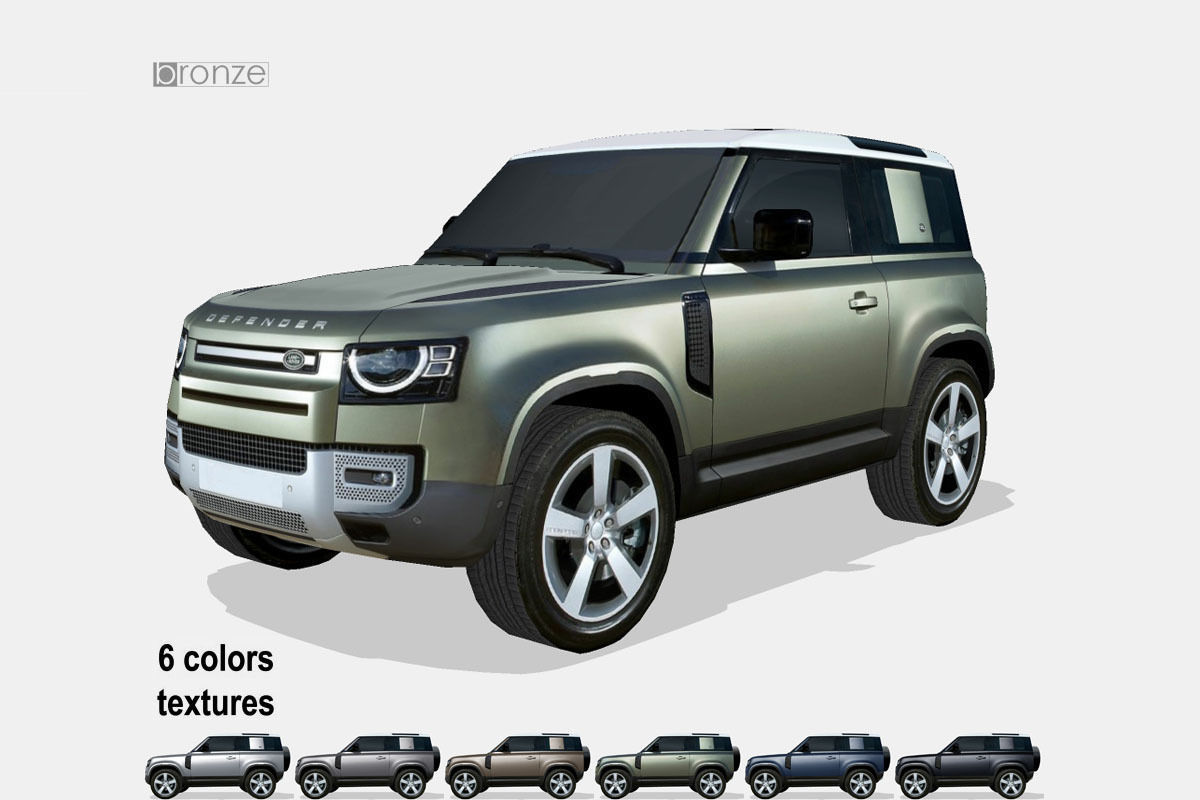 Off-road SUV 5 car colection 3D Model Collection_11