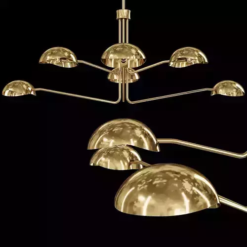 Restoration Hardware CONVESSI CHANDELIER ROUND 60 Brass