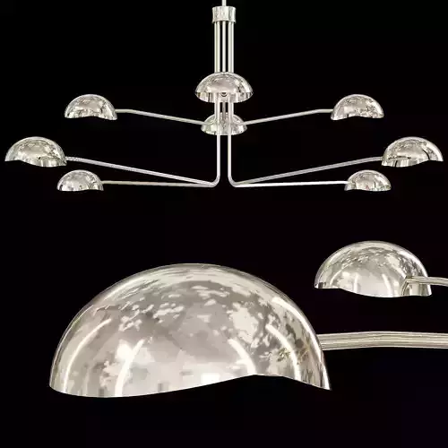 Restoration Hardware CONVESSI CHANDELIER ROUND 72 Nickel