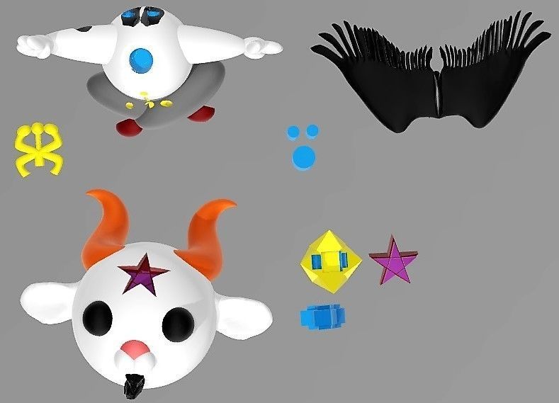 LITTLE - CHIBI - BAPHOMET FIGURINE 3D print model_4