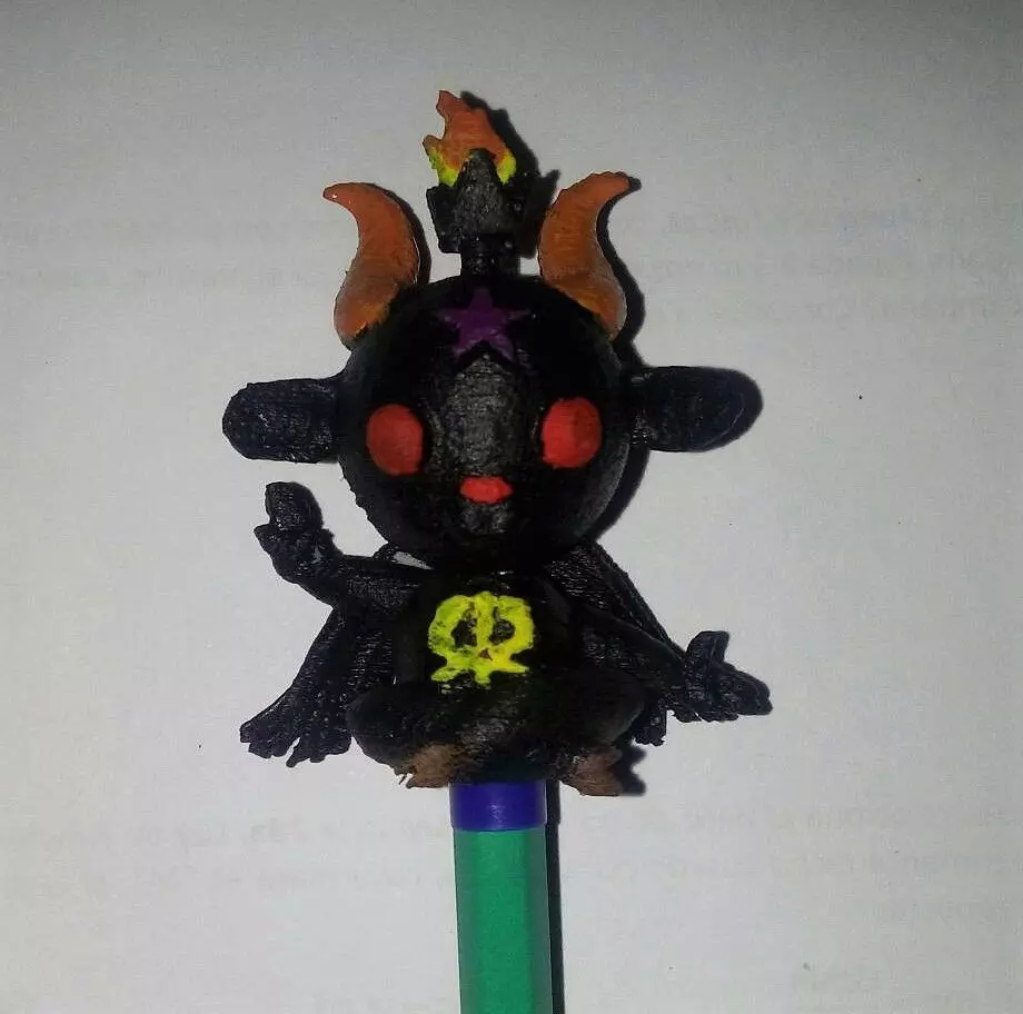 LITTLE - CHIBI - BAPHOMET FIGURINE 3D print model_0