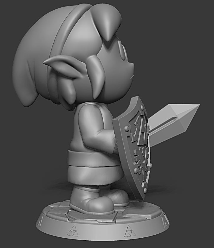 Link Figurine 3D model 3D printable | CGTrader