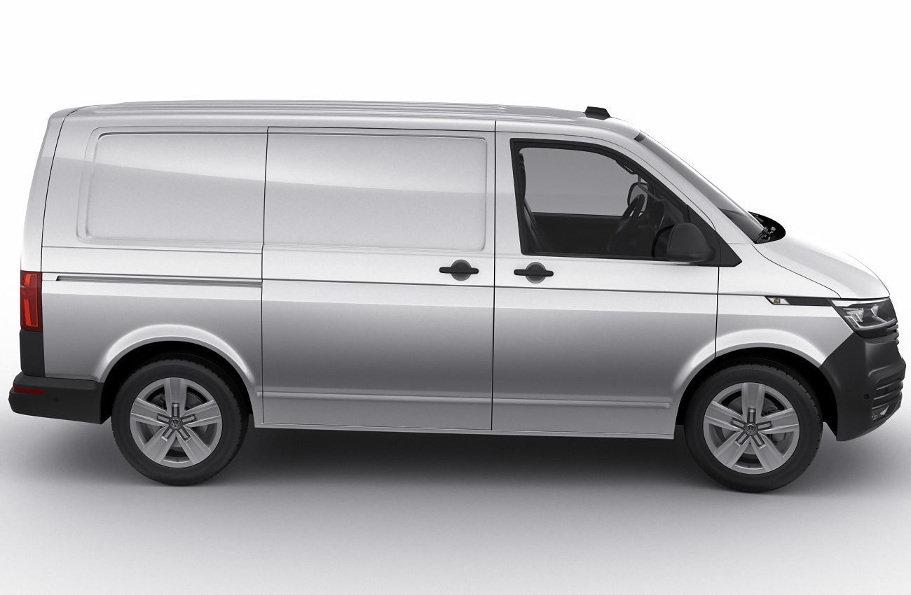 VW Transporter T6 1 panel van 2019 3D model_2