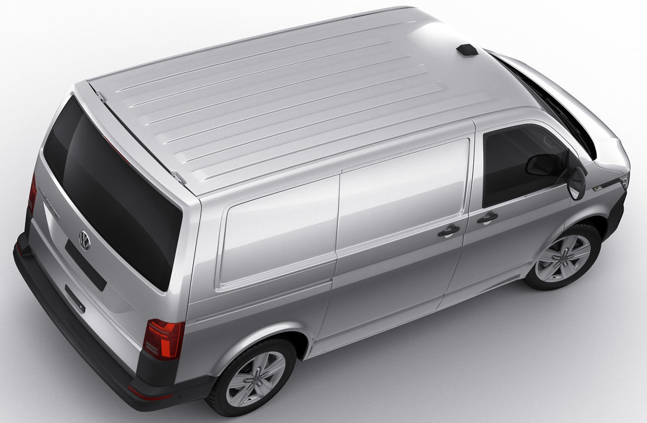 VW Transporter T6 1 panel van 2019 3D model_6