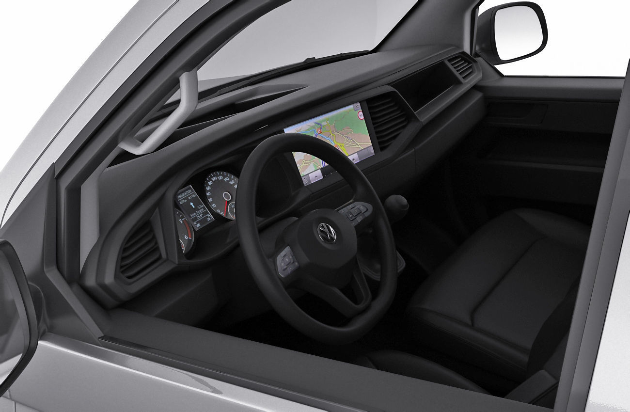 VW Transporter T6 1 panel van 2019 3D model_12