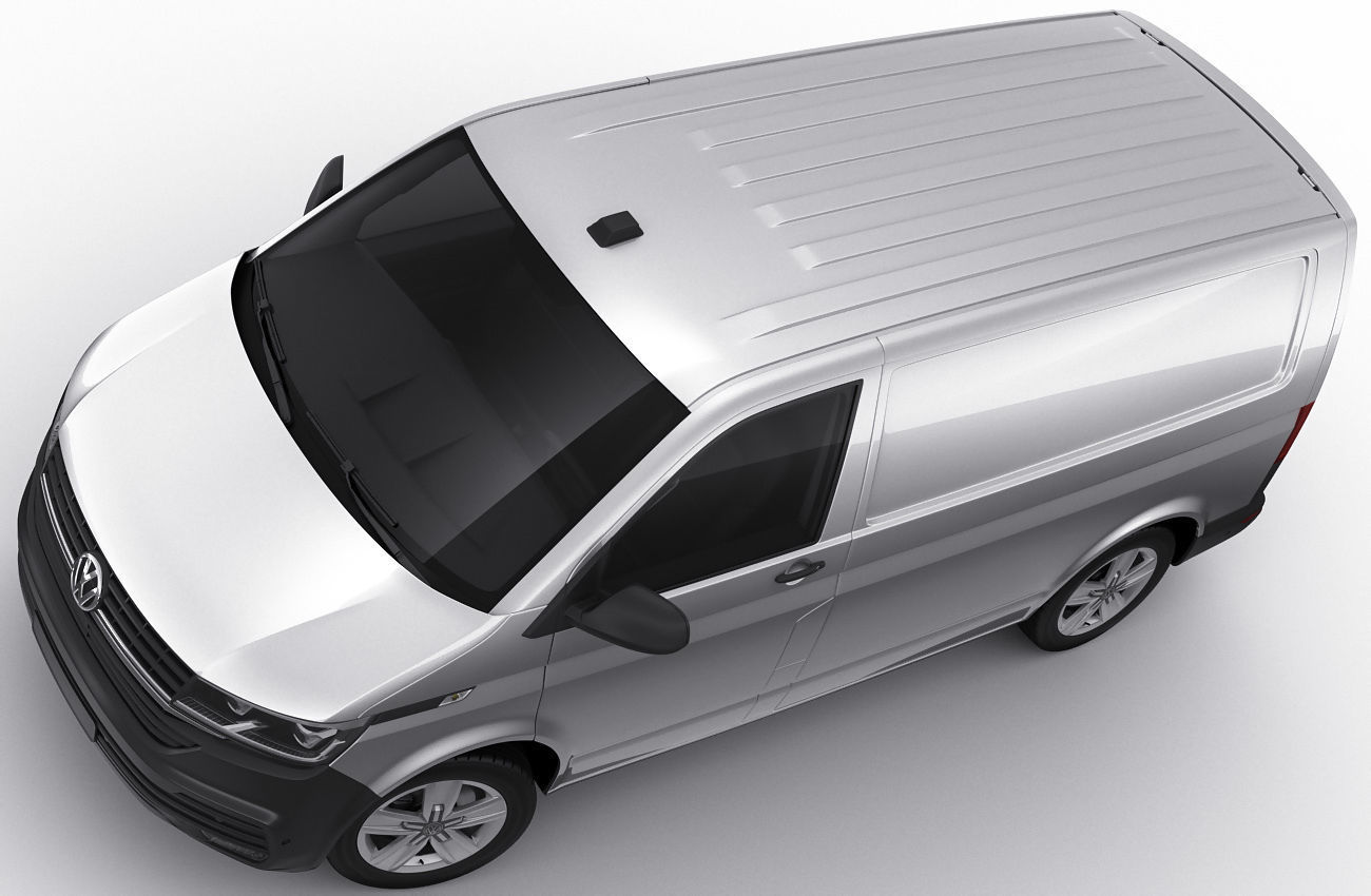 VW Transporter T6 1 panel van 2019 3D model_5