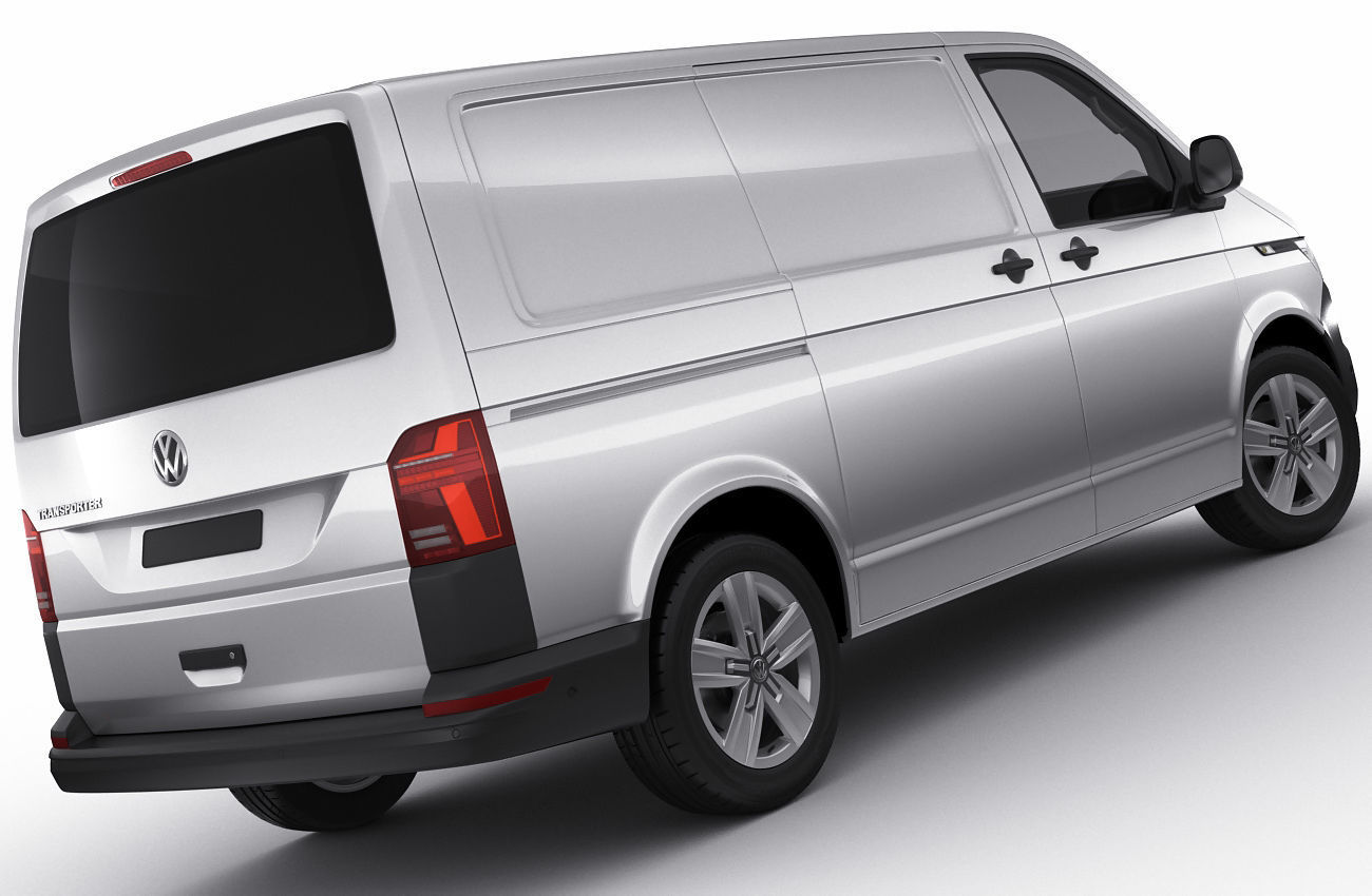 VW Transporter T6 1 panel van 2019 3D model_8