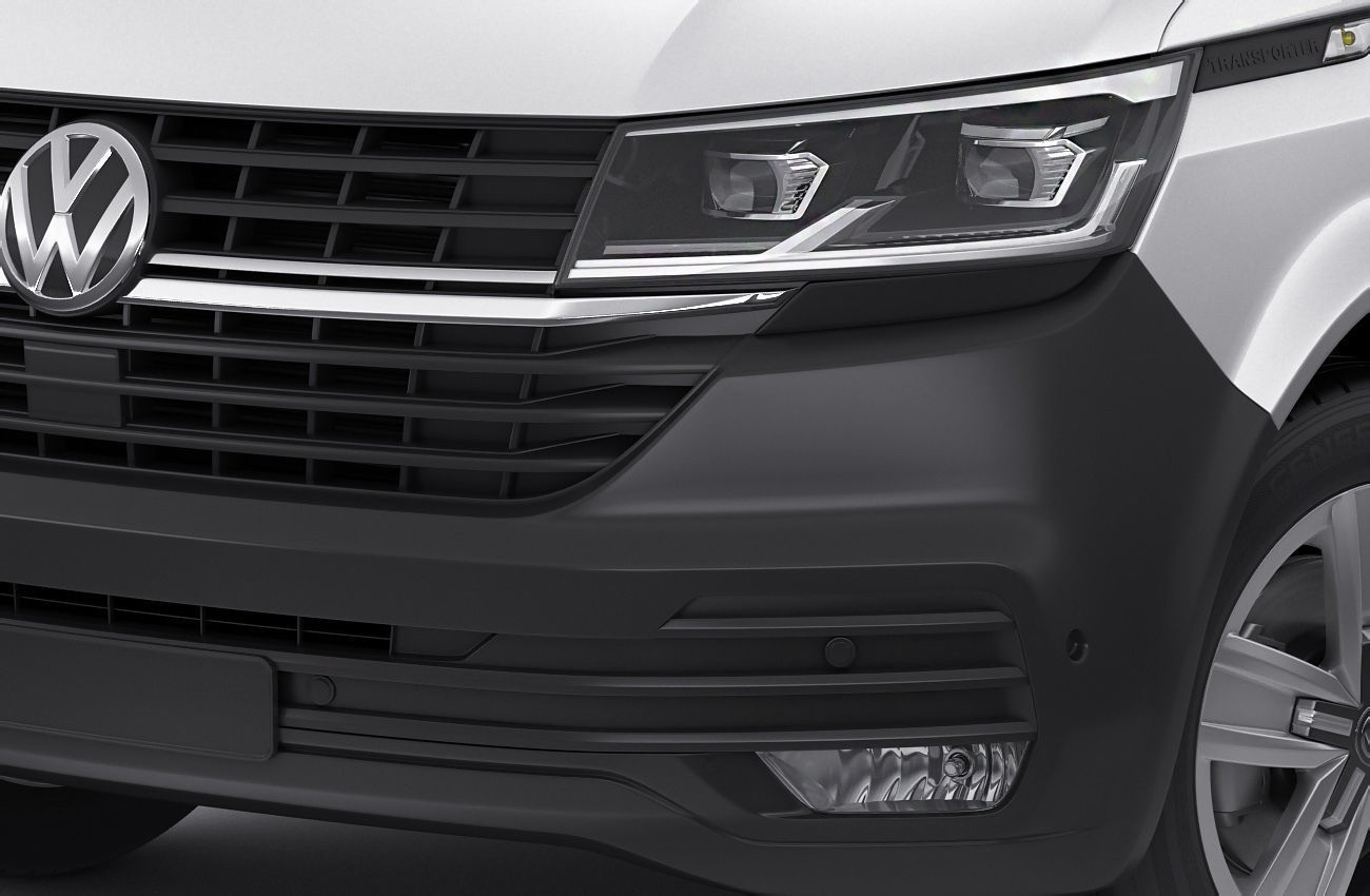 VW Transporter T6 1 panel van 2019 3D model_3