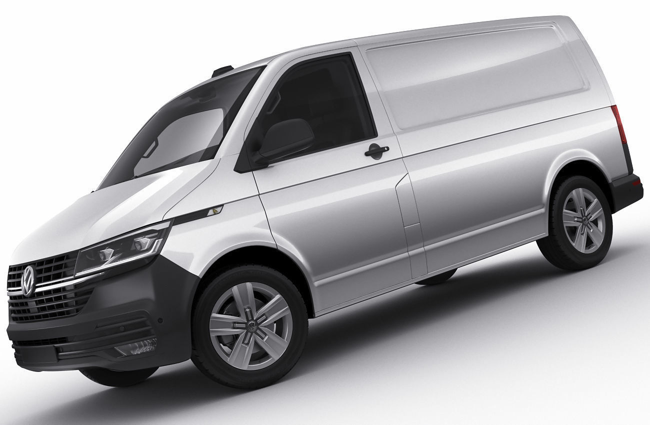 VW Transporter T6 1 panel van 2019 3D model_7