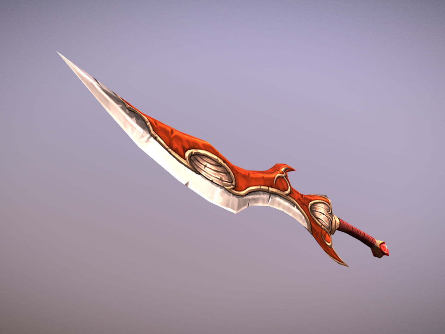 Fantasy Armory - Elf Sword 01 Low-poly 3D model_1