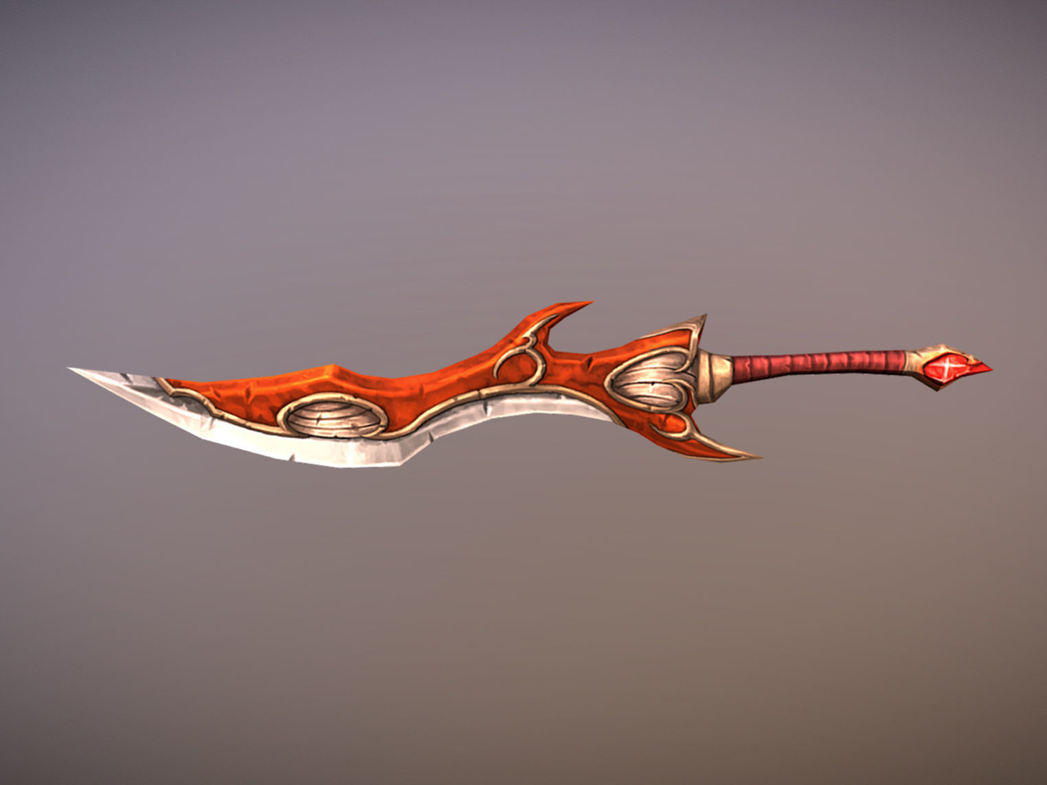 Fantasy Armory - Elf Sword 01 Low-poly 3D model_4