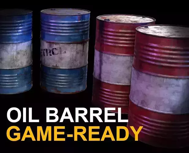 Oil barrel Game Ready