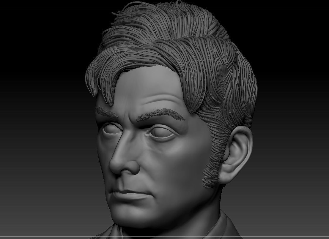 David Tennant - 10th Doctor -  Doctor who 3D print model_10