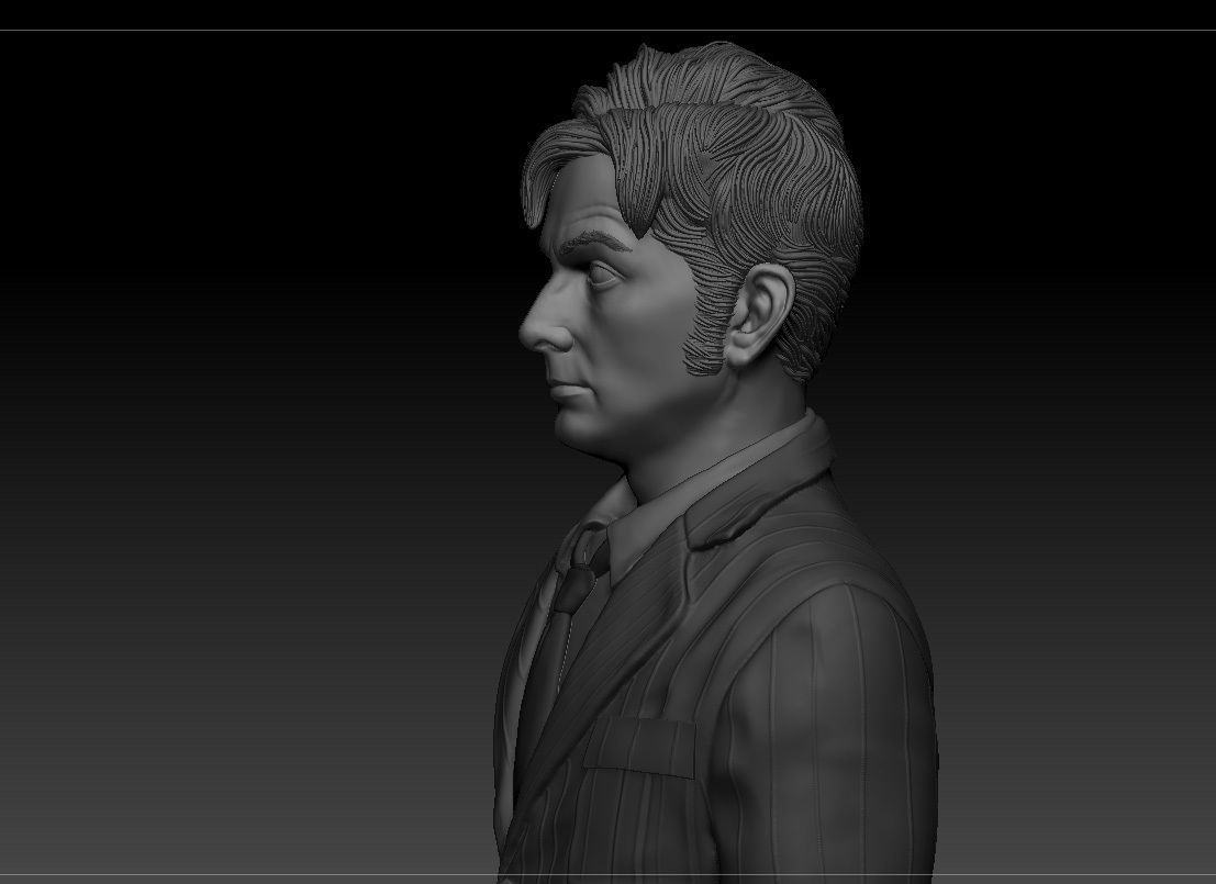 David Tennant - 10th Doctor -  Doctor who 3D print model_4
