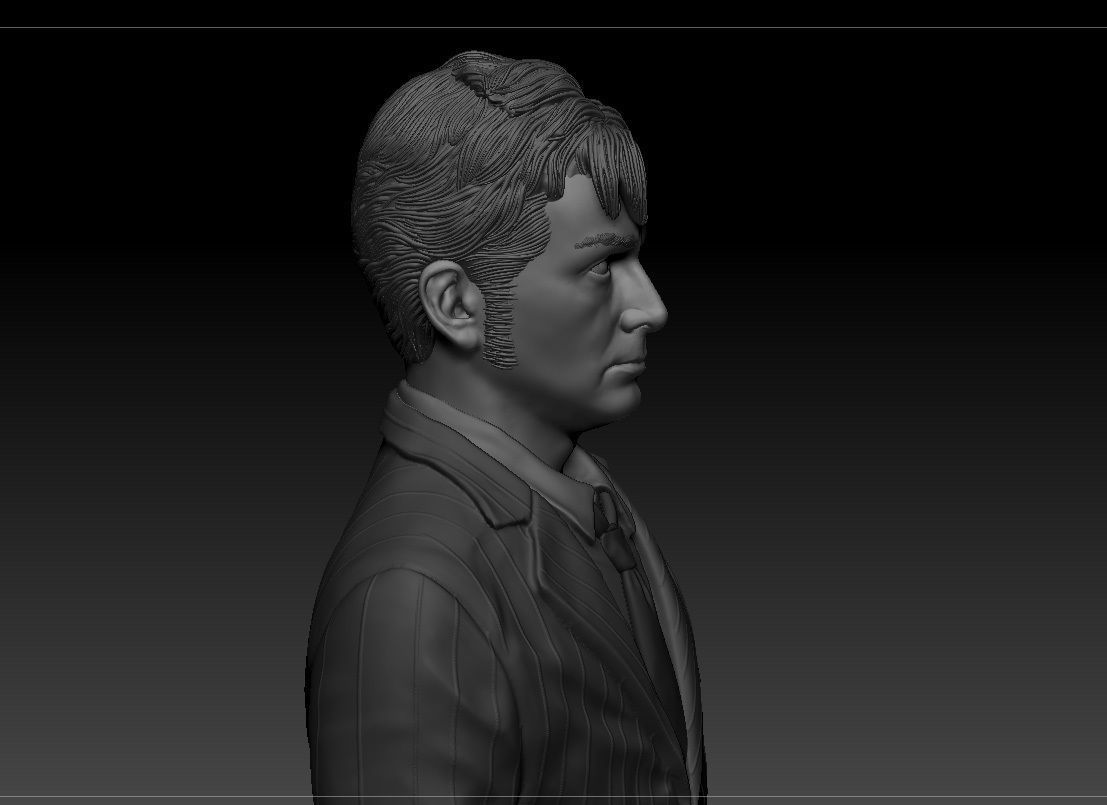 David Tennant - 10th Doctor -  Doctor who 3D print model_7