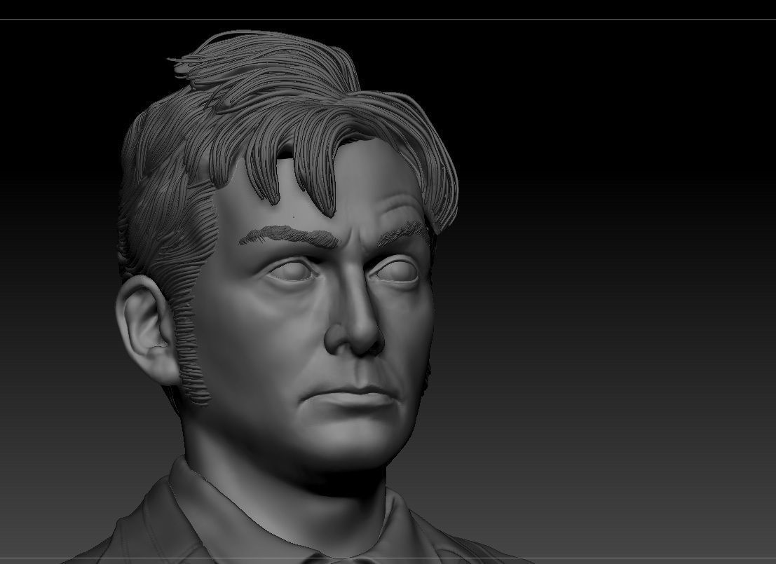 David Tennant - 10th Doctor -  Doctor who 3D print model_8