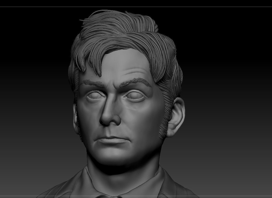 David Tennant - 10th Doctor -  Doctor who 3D print model_9