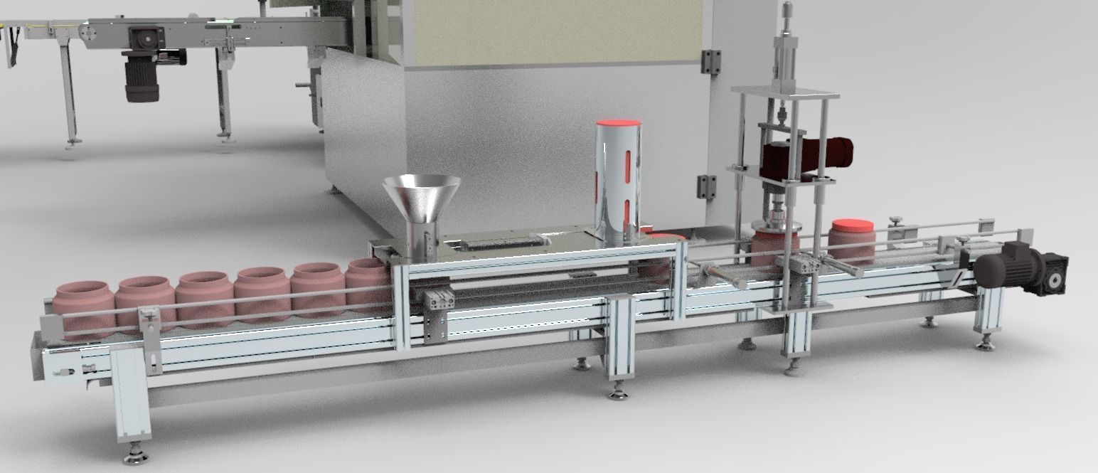 Packing machine assembly 3D model_21