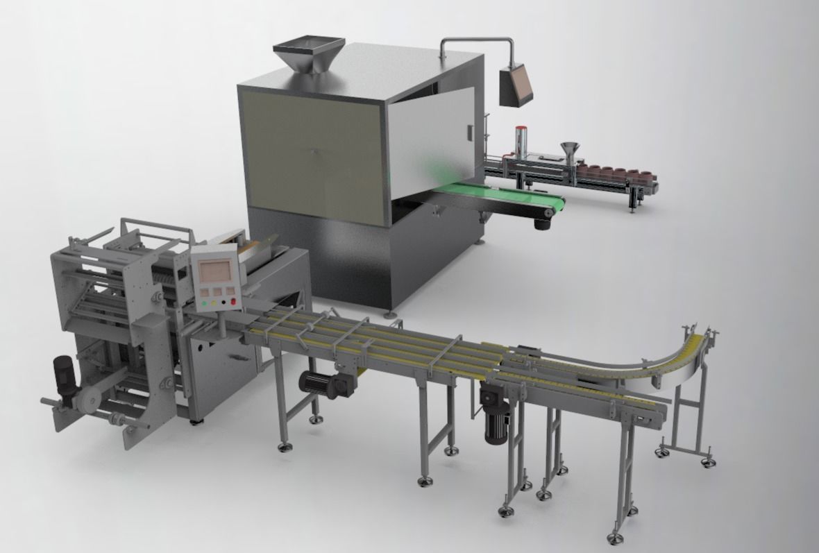 Packing machine assembly 3D model_4