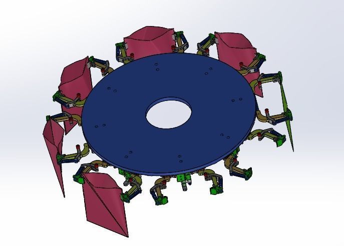 Packing machine assembly 3D model_11