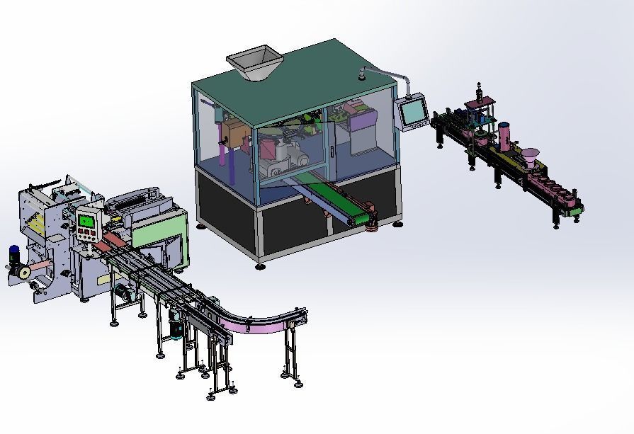 Packing machine assembly 3D model_17