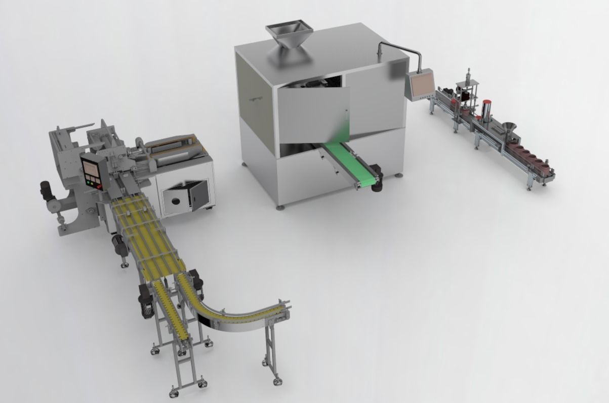 Packing machine assembly 3D model_1