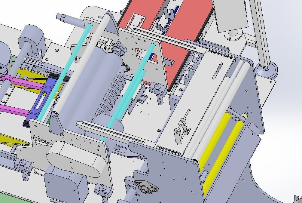 Packing machine assembly 3D model_13