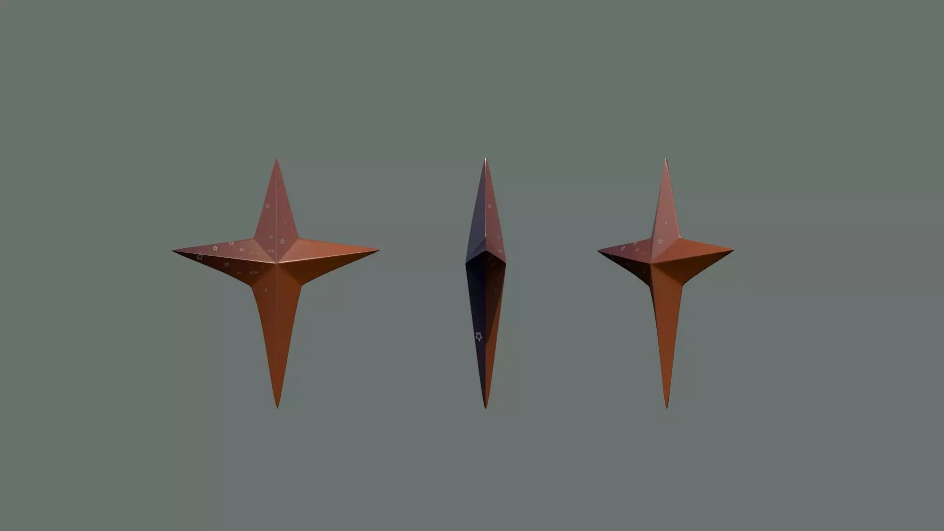 christmas star Free 3D model