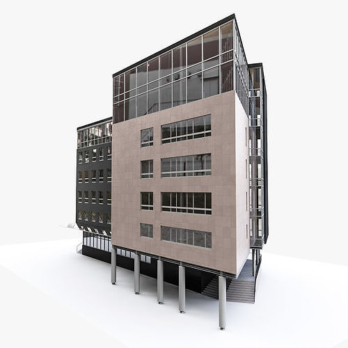 European Office Building 3D model