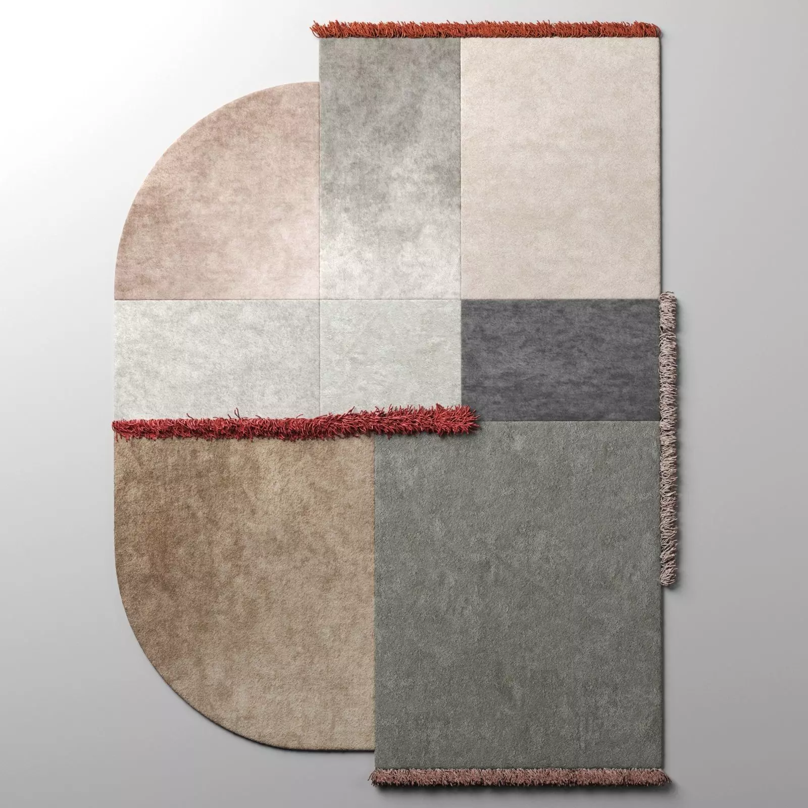 Selce Rug 3D model_0