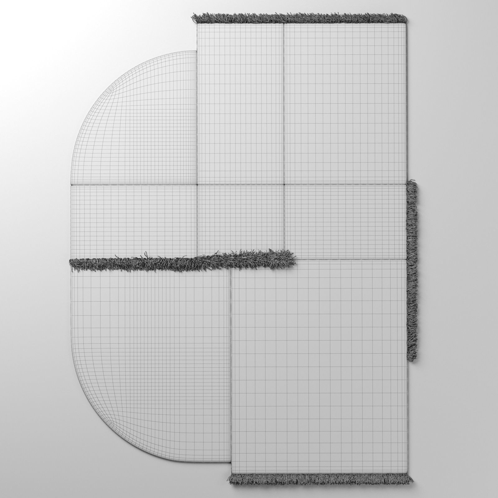 Selce Rug 3D model_3