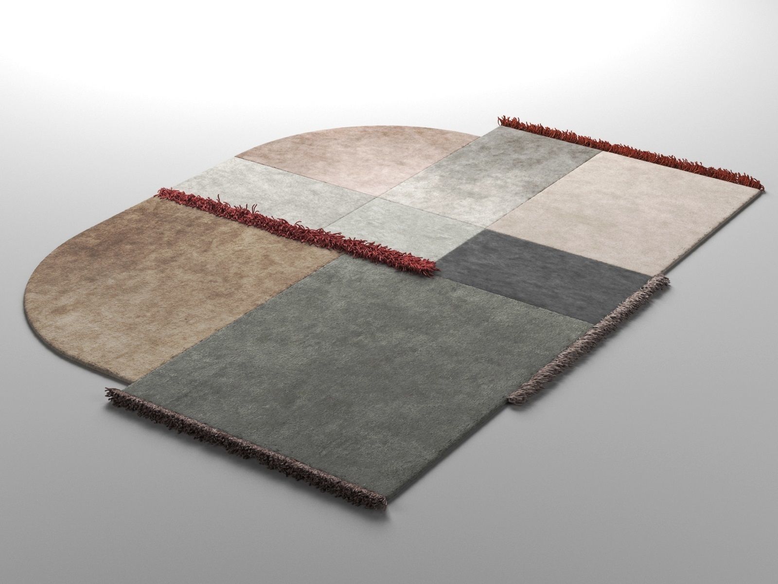 Selce Rug 3D model_1