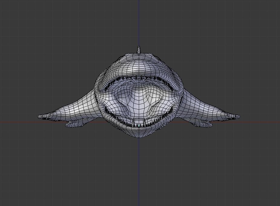 Acanthostega Rigged Low-poly 3D model_9