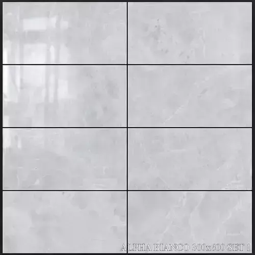 Yurtbay Seramik Alpha Bianco 300x600 Set 1