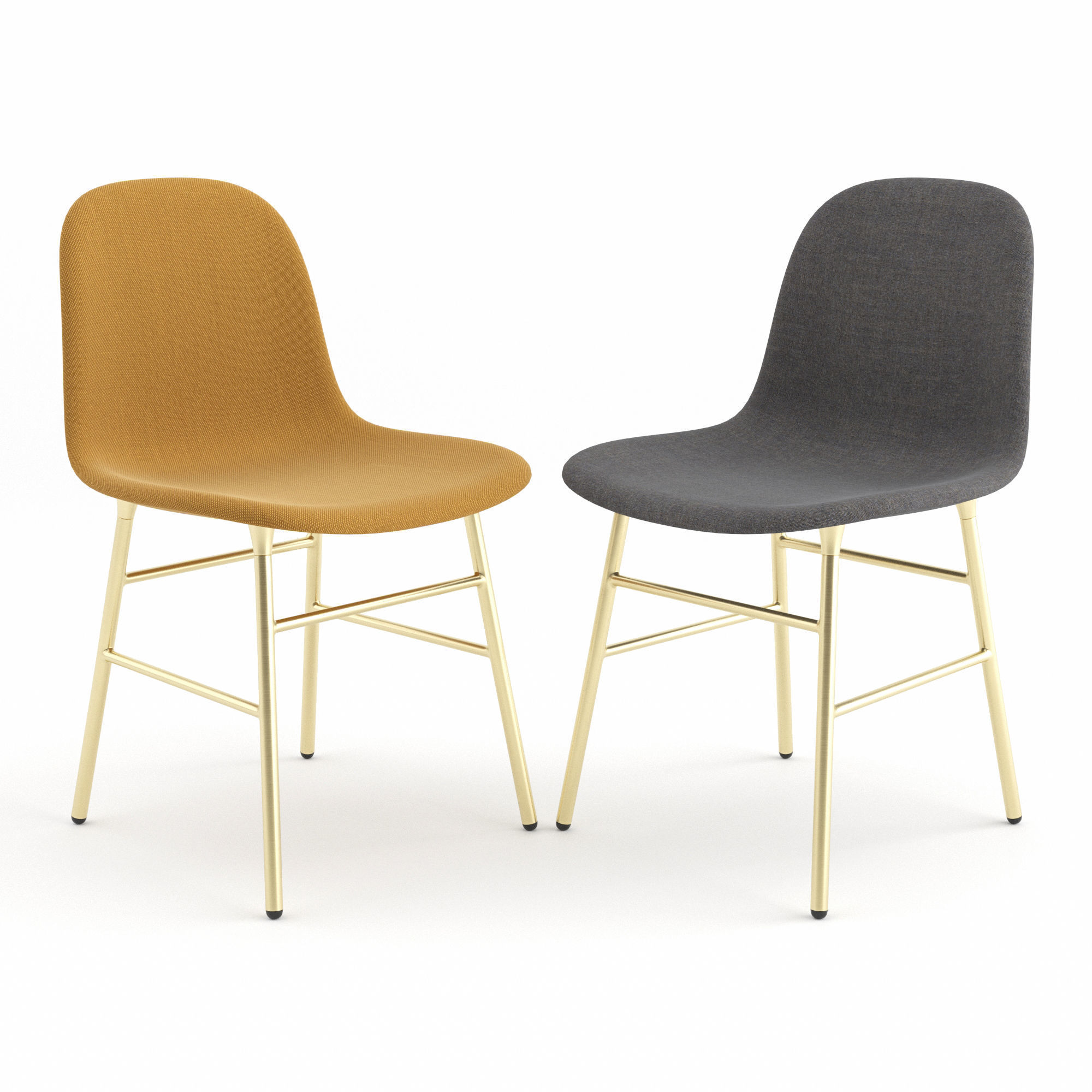 Form chairs collection by Normann Copenhagen 3D model_3