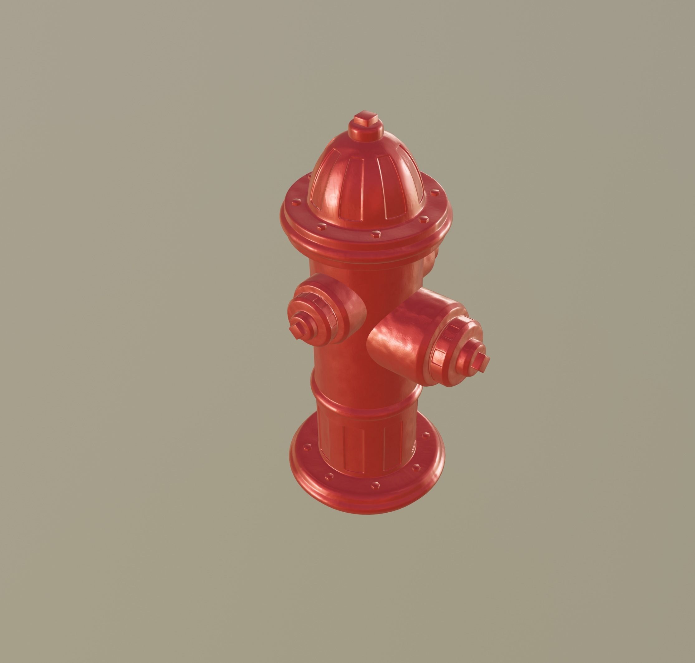 Fire Hydrant 3D model_4