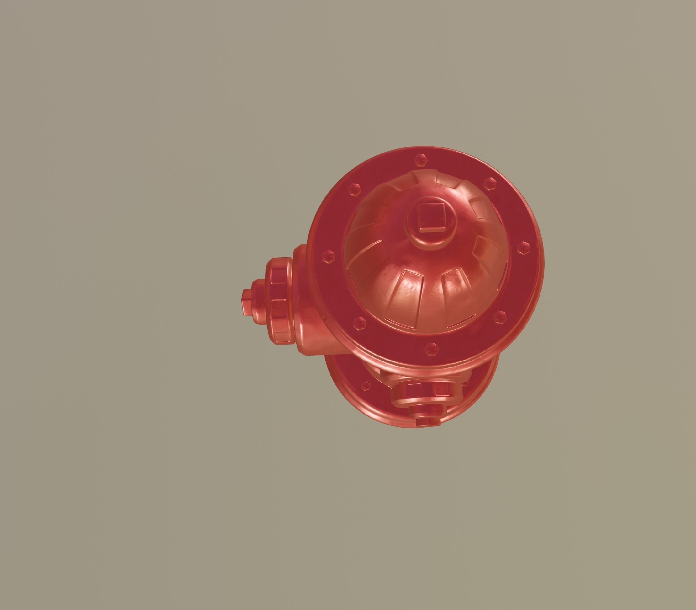 Fire Hydrant 3D model_7