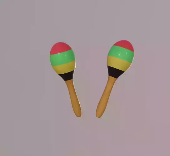Maracas 3D model
