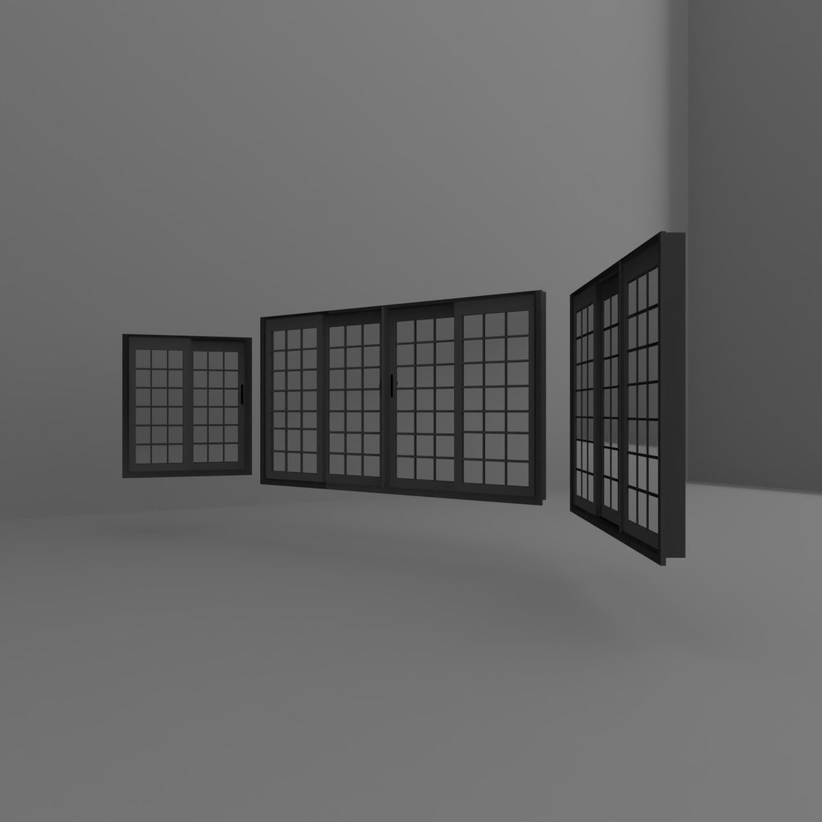 Sliding Doors 3D model_2