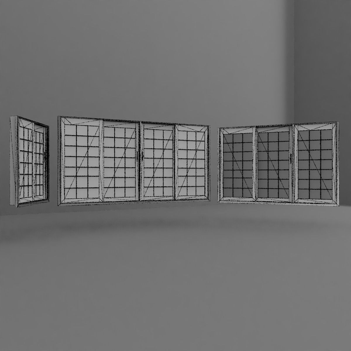 Sliding Doors 3D model_9