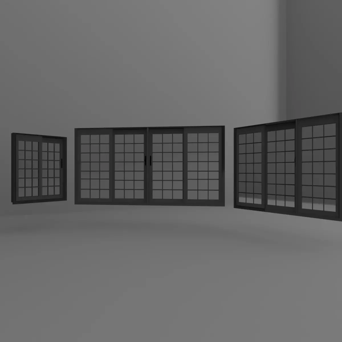Sliding Doors 3D model_0