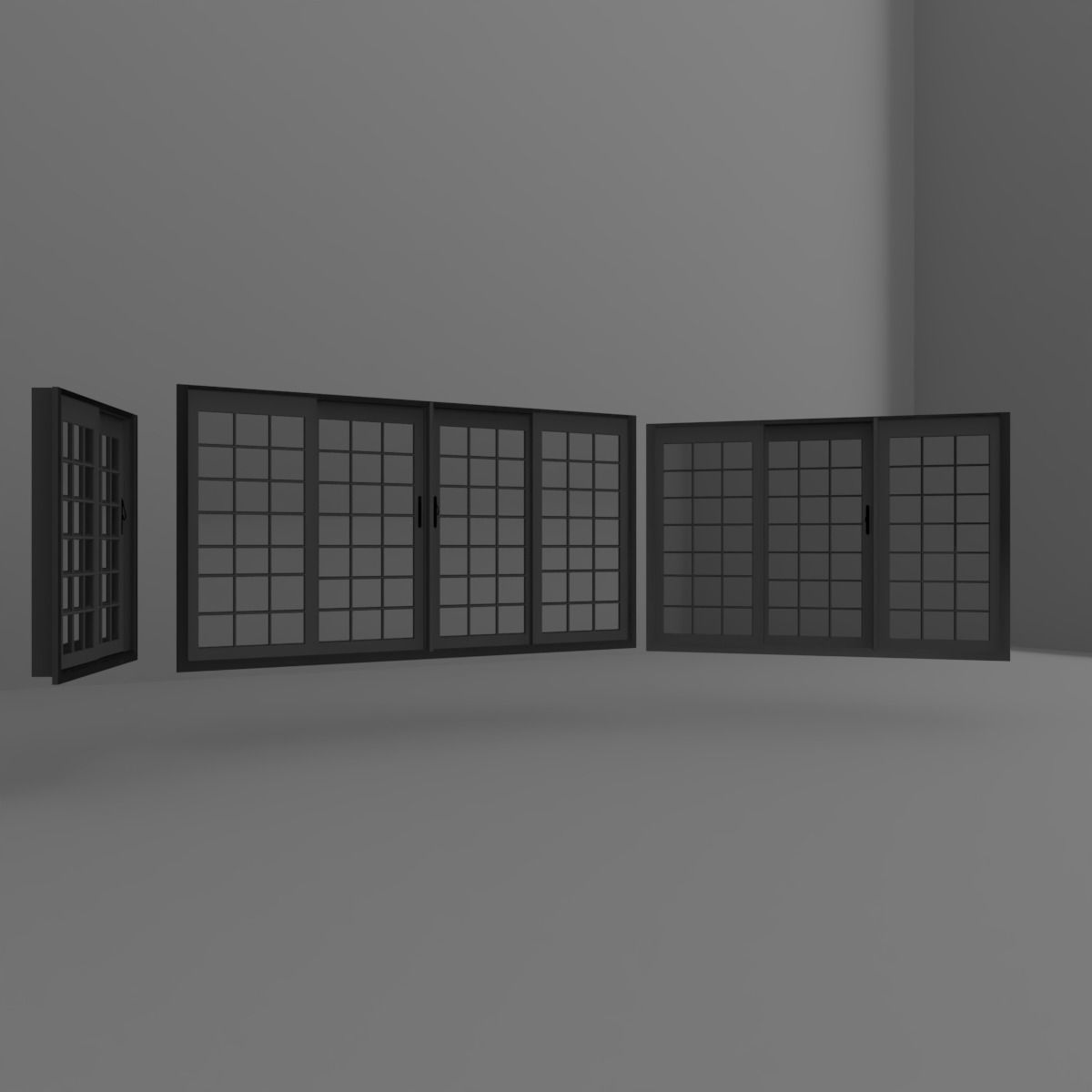 Sliding Doors 3D model_1