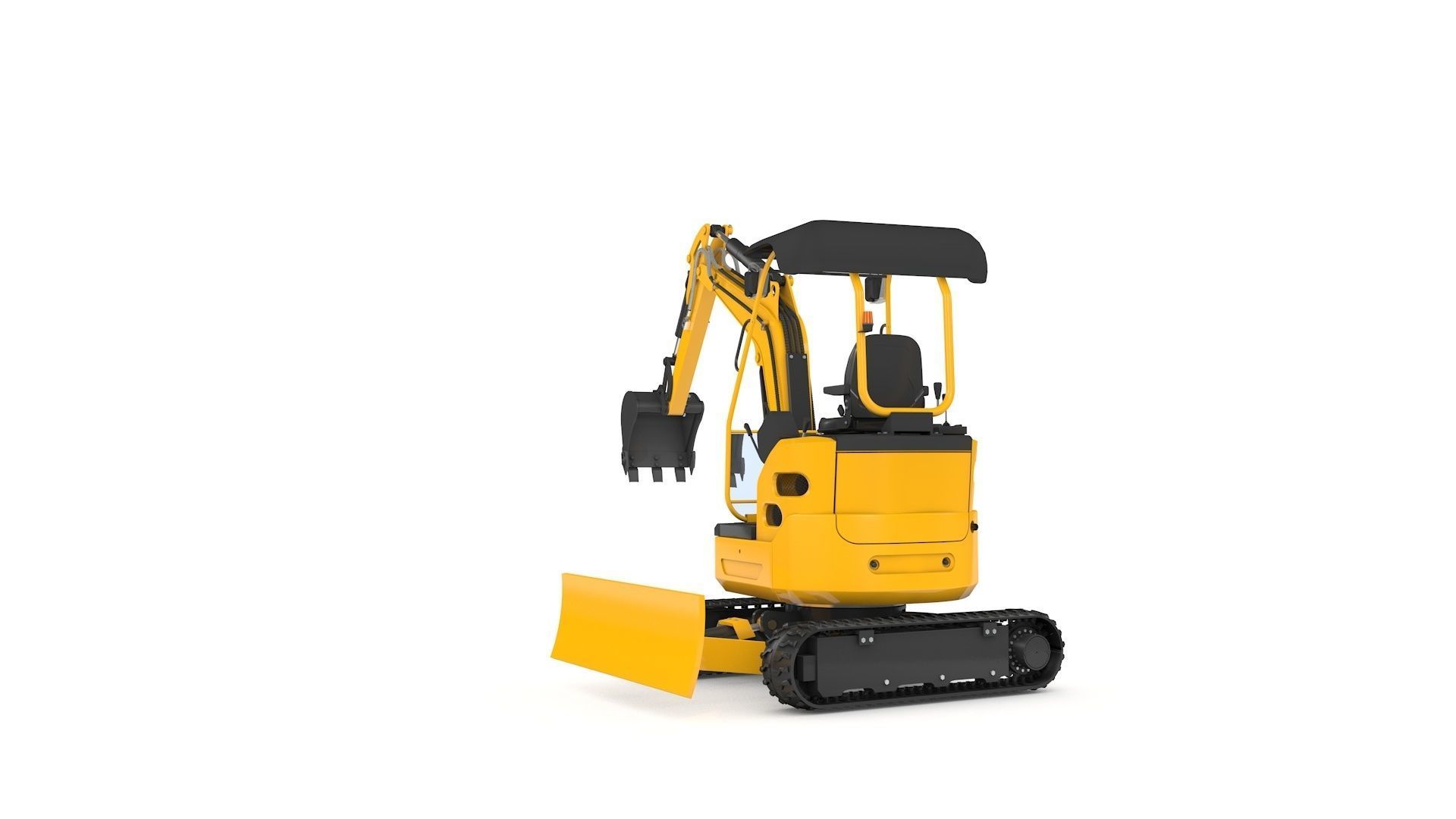 Excavator Mini Loader 3D model_25