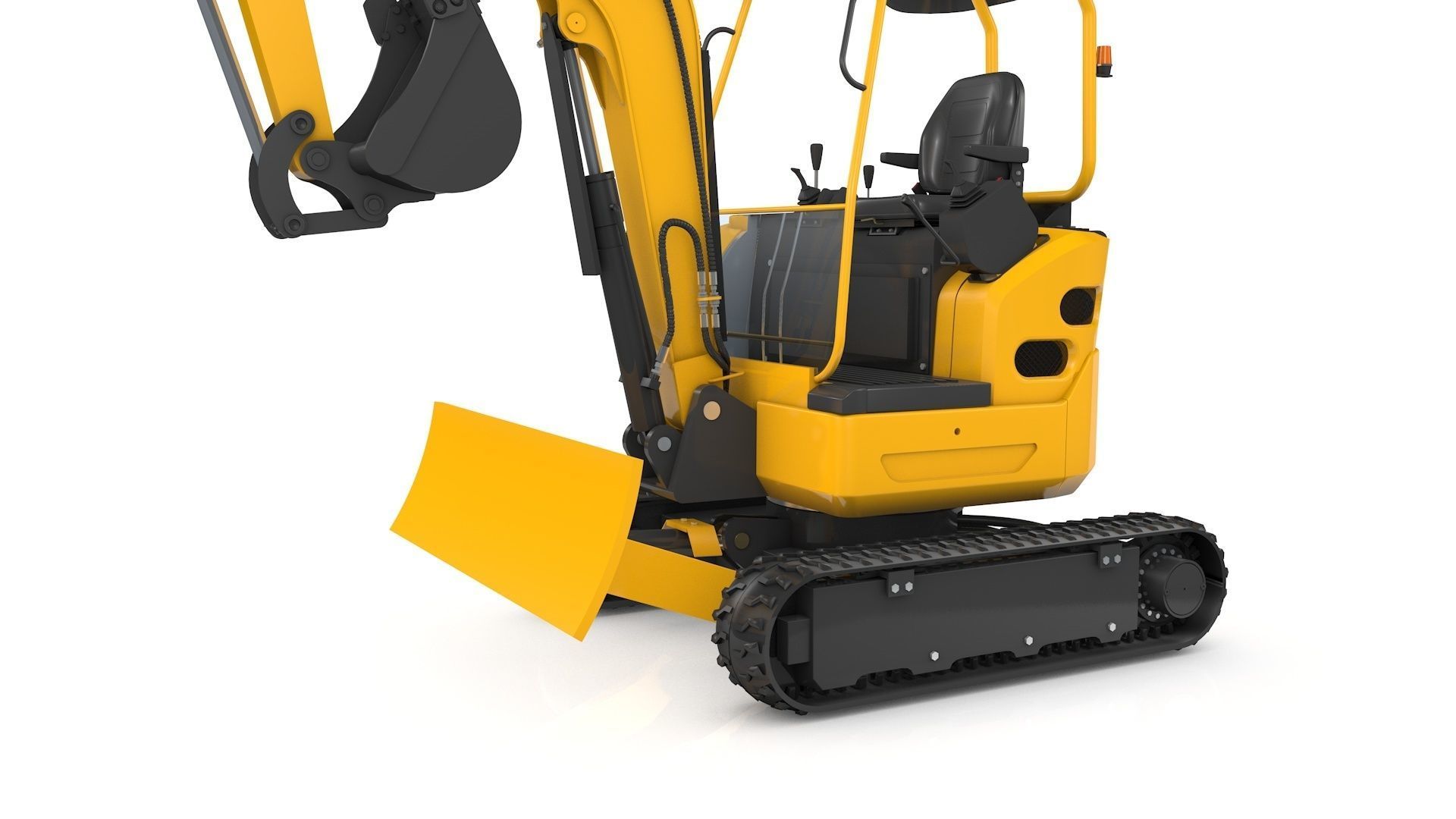 Excavator Mini Loader 3D model_33