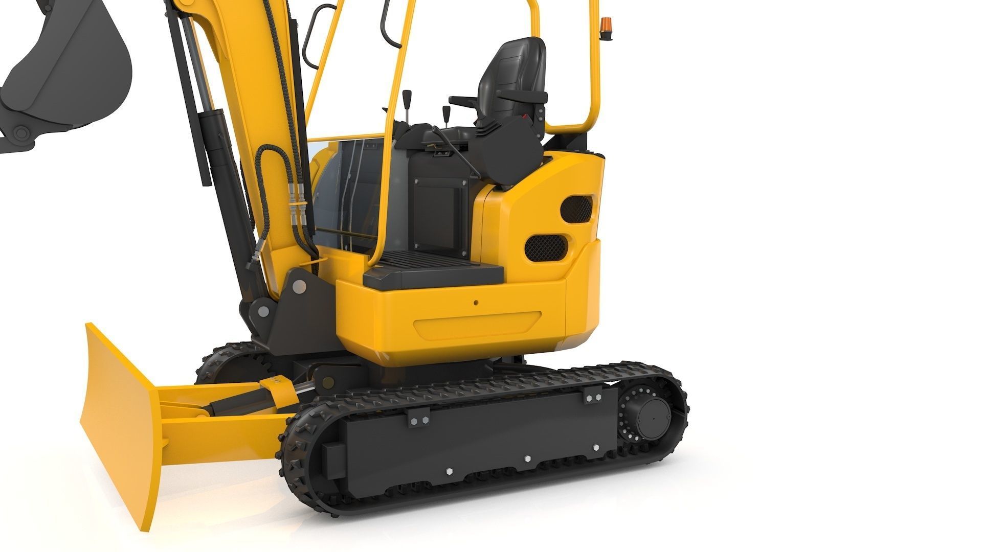 Excavator Mini Loader 3D model_41