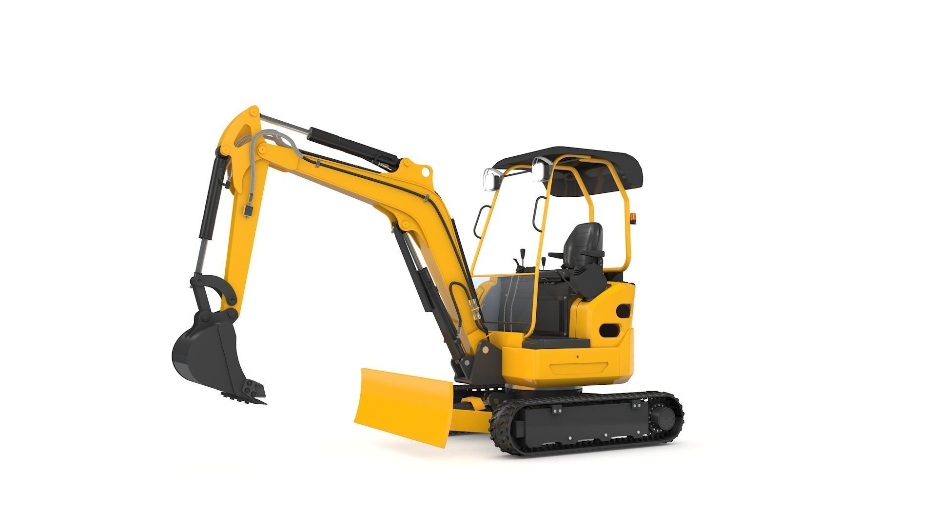 Excavator Mini Loader 3D model_17
