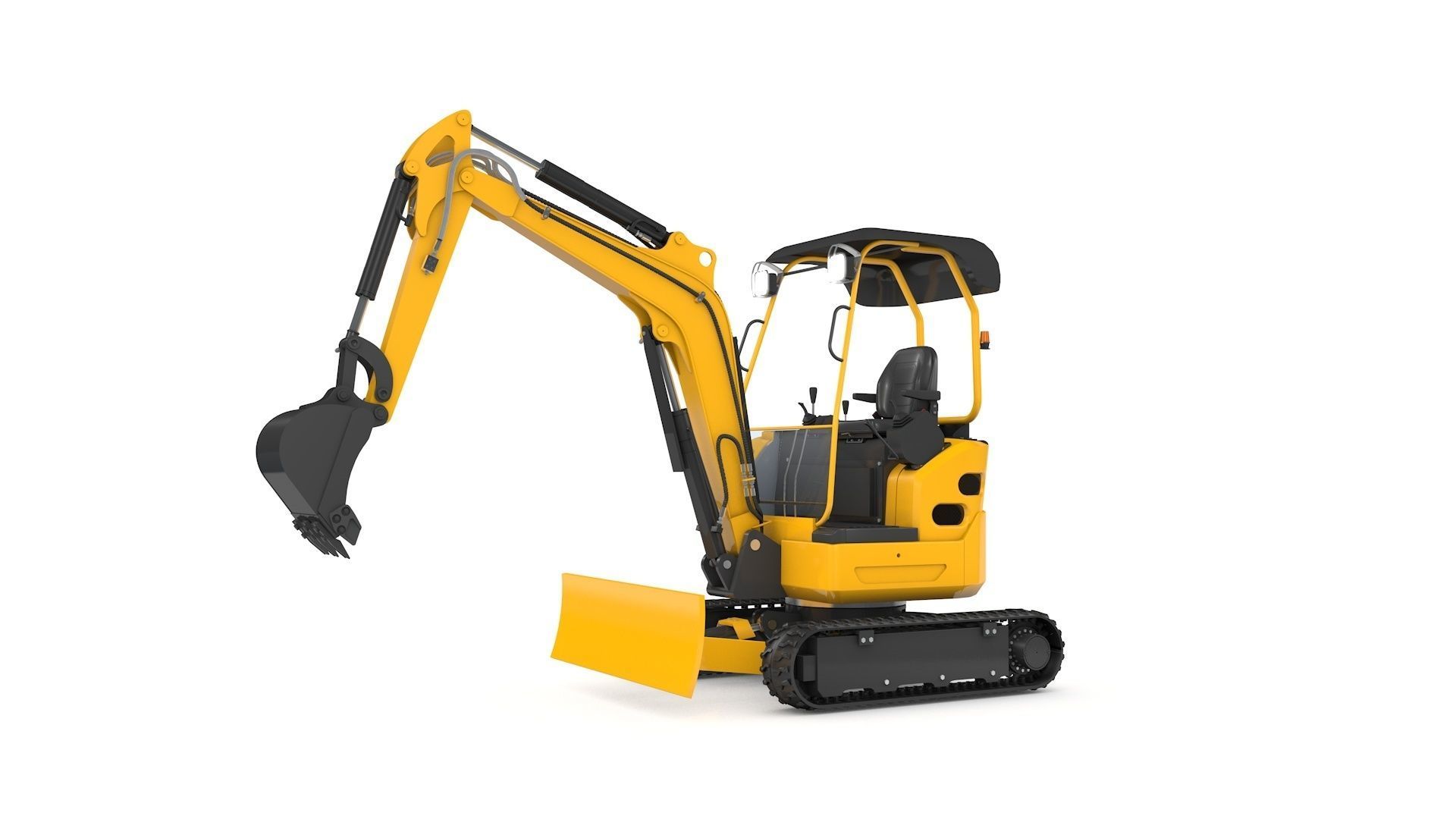 Excavator Mini Loader 3D model_26