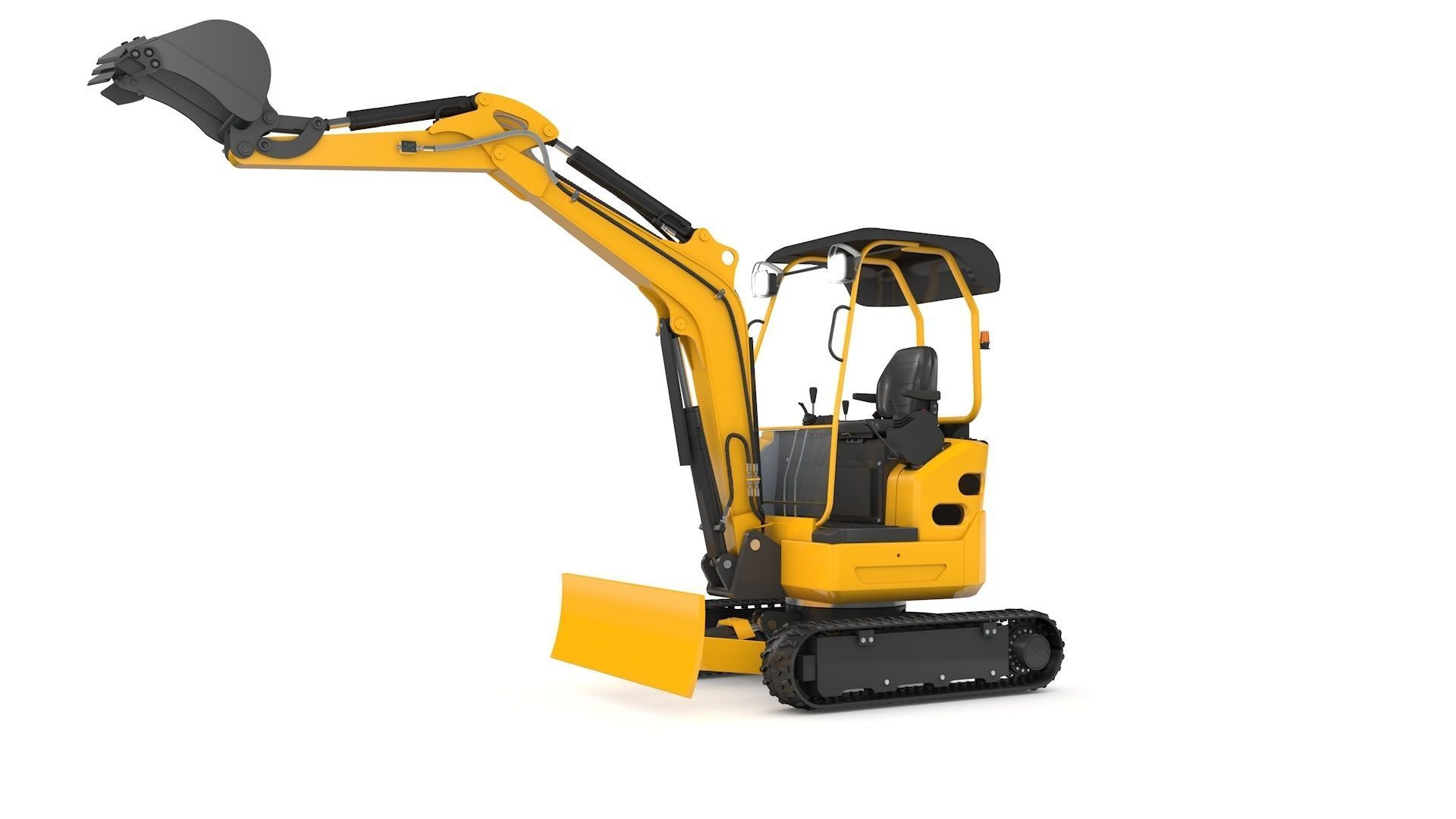 Excavator Mini Loader 3D model_23