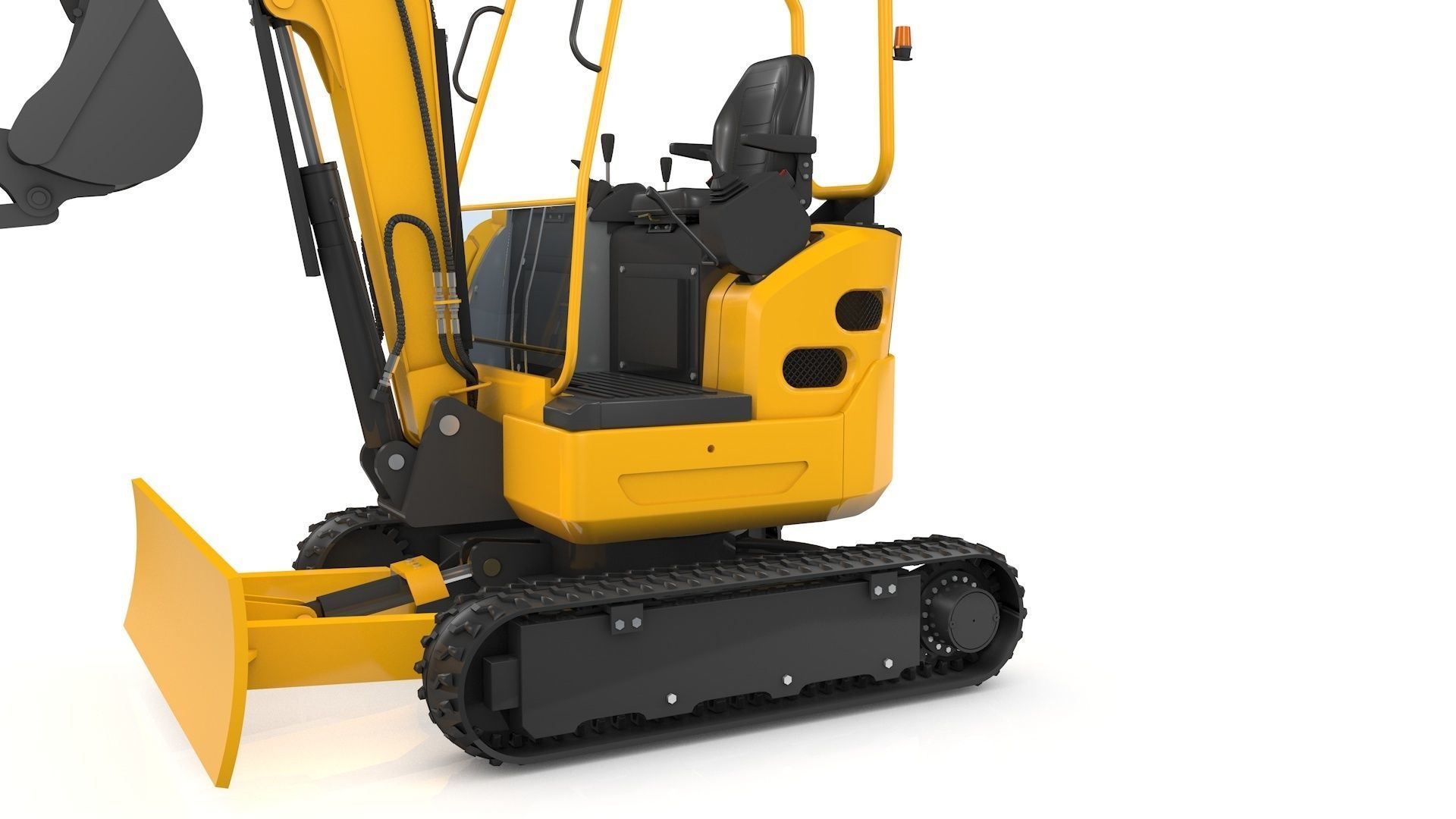 Excavator Mini Loader 3D model_40